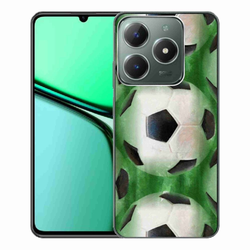 Gélový kryt mmCase na Realme C61 - futbalová lopta