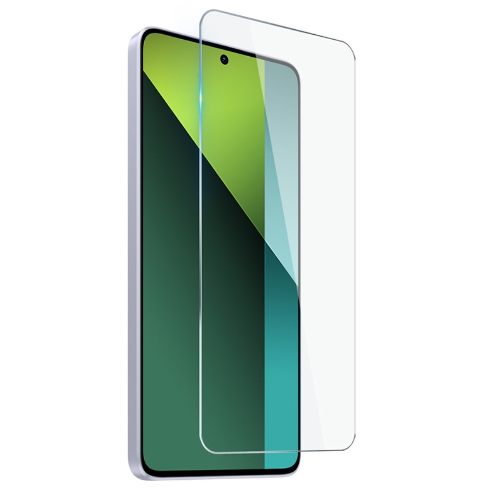 NORTHJO priehľadný gélový obal + tvrdené sklo na Xiaomi Redmi Note 13 Pro 5G/Poco X6 5G - priehľadný