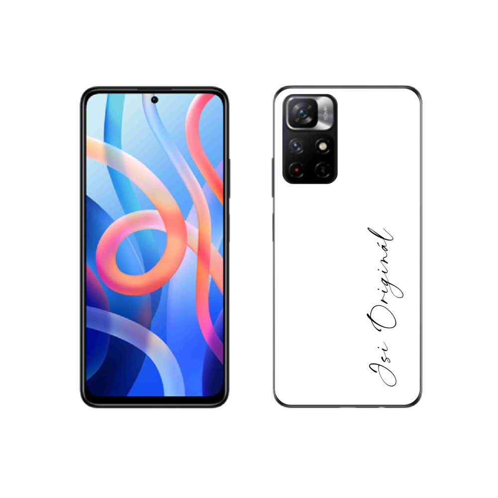 Gélový kryt mmCase na Xiaomi Redmi Note 11S 5G - si originál biele pozadie