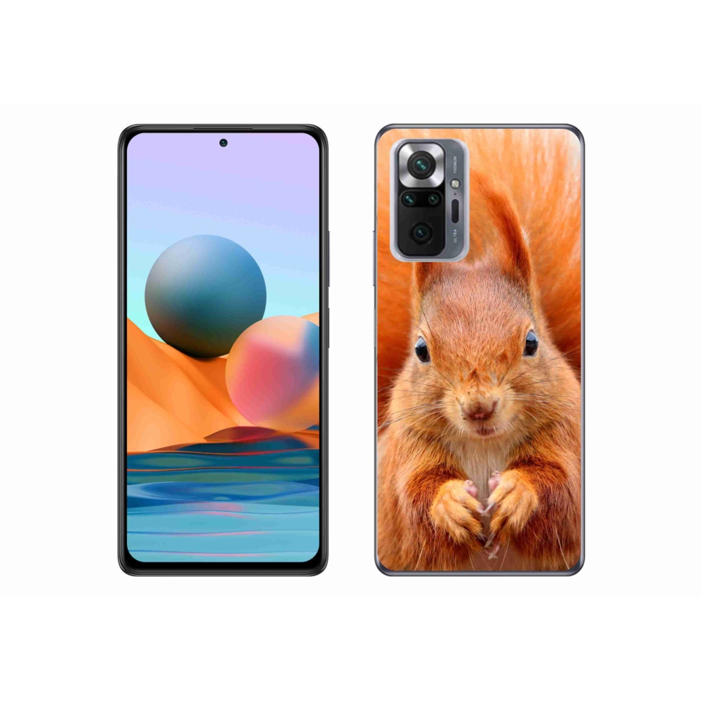 Gélový kryt mmCase na Xiaomi Redmi Note 10 Pro - veverička