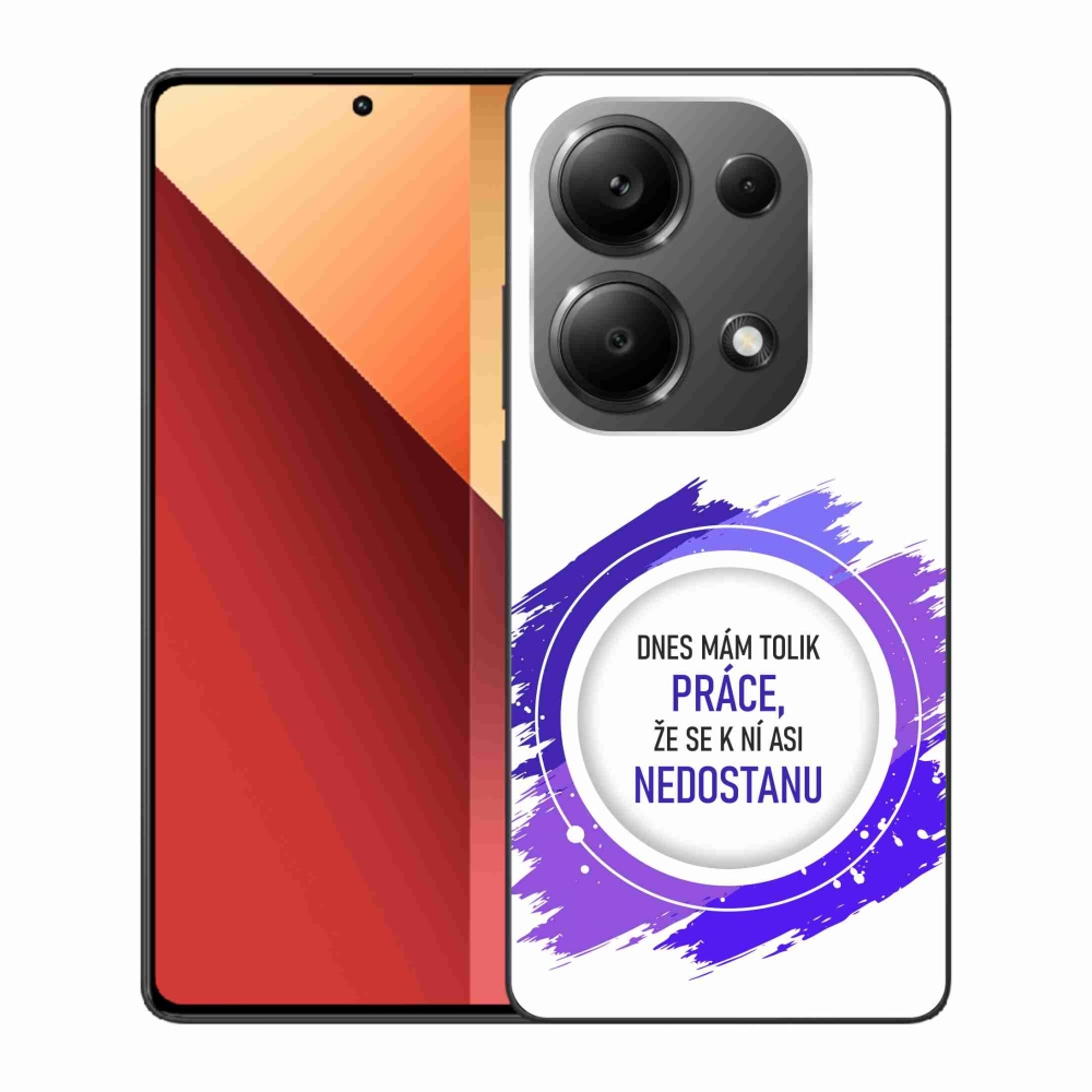 Gélový kryt mmCase na Xiaomi Redmi Note 13 Pro 4G/Poco M6 Pro - vtipný text 6 biele pozadie