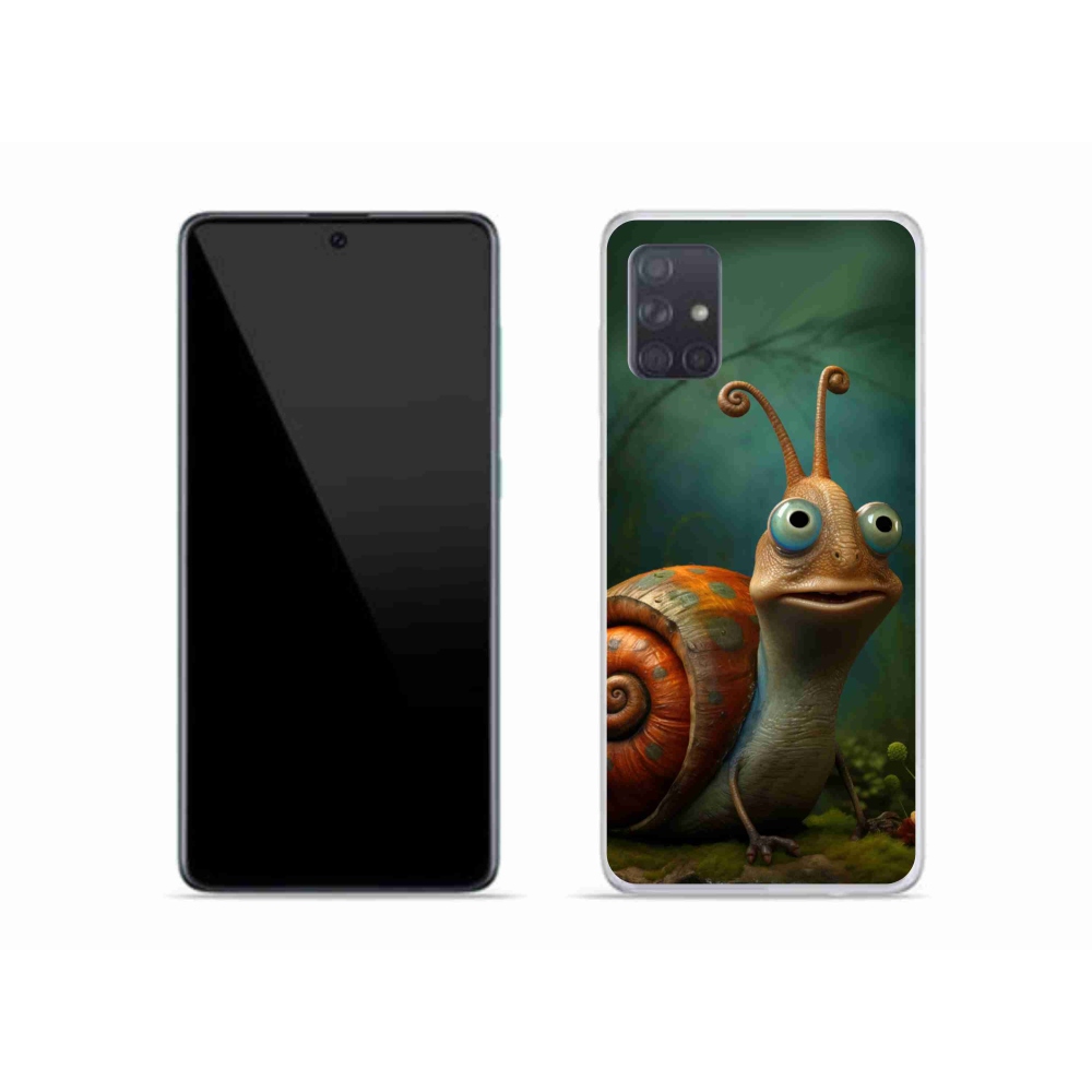 Gélový kryt mmCase na Samsung Galaxy A51 - slimák