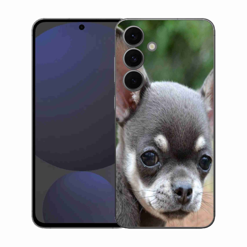 Gélový kryt mmCase na Samsung Galaxy S25 FE - čivava