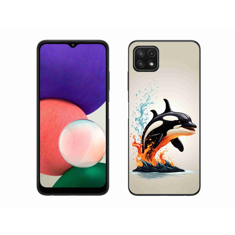 Gélový kryt mmCase na Samsung Galaxy A22 5G - kosatka