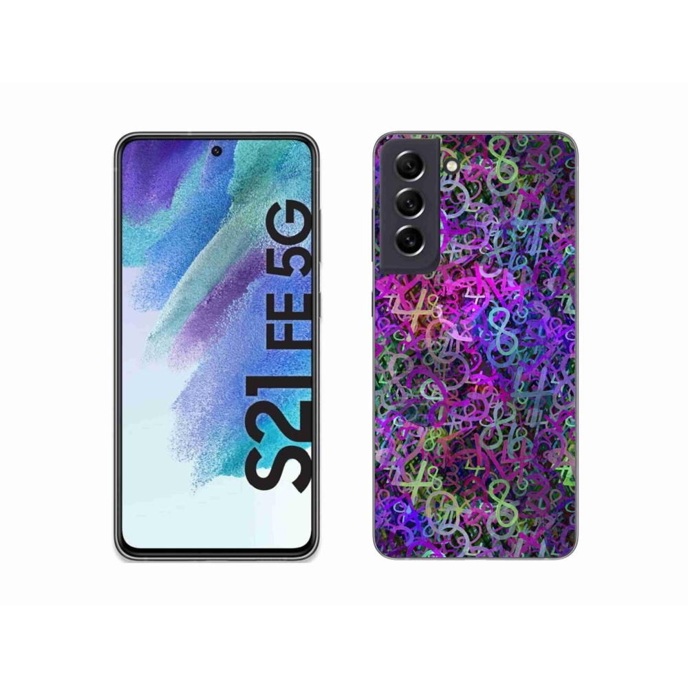 Gélový kryt mmCase na Samsung Galaxy S21 FE 5G - abstraktný motív 25