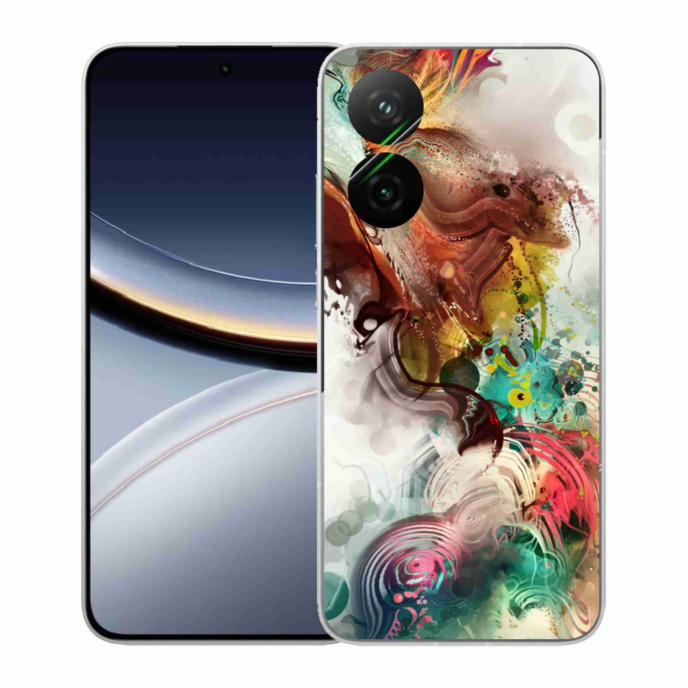 Gélový kryt mmCase na Xiaomi Poco F7 5G - abstrakt 1