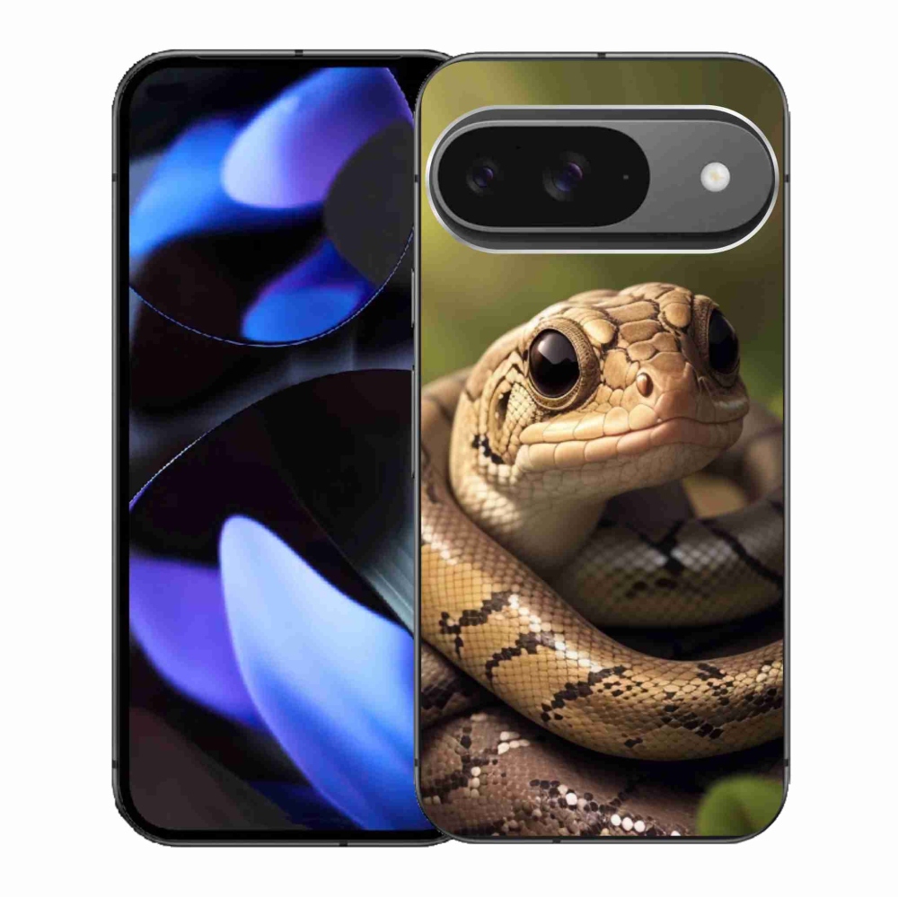 Gélový kryt mmCase na Google Pixel 9/9 Pro - had 1