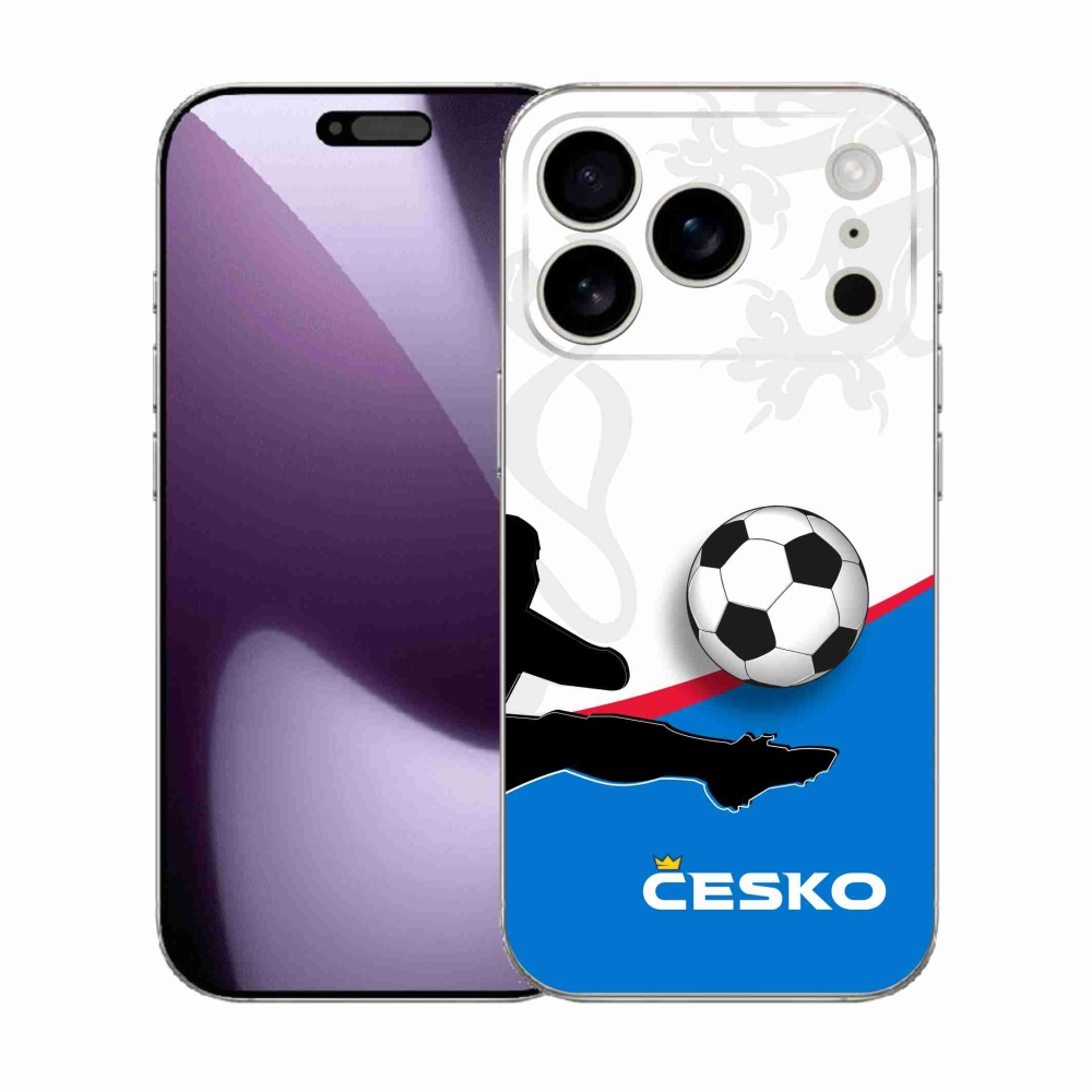 Gélový kryt mmCase na iPhone 17 Pro - futbal Česko 3