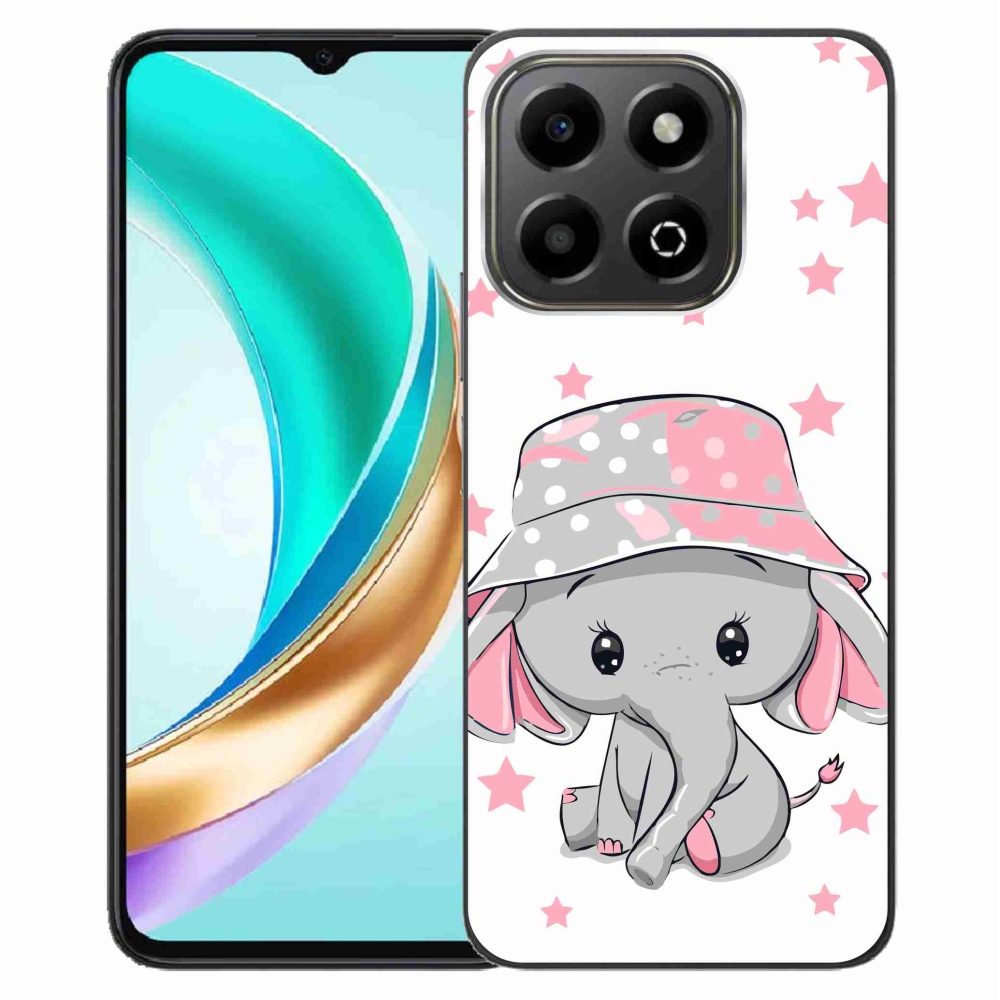Gélový kryt mmCase na Honor X6b - ružový slon