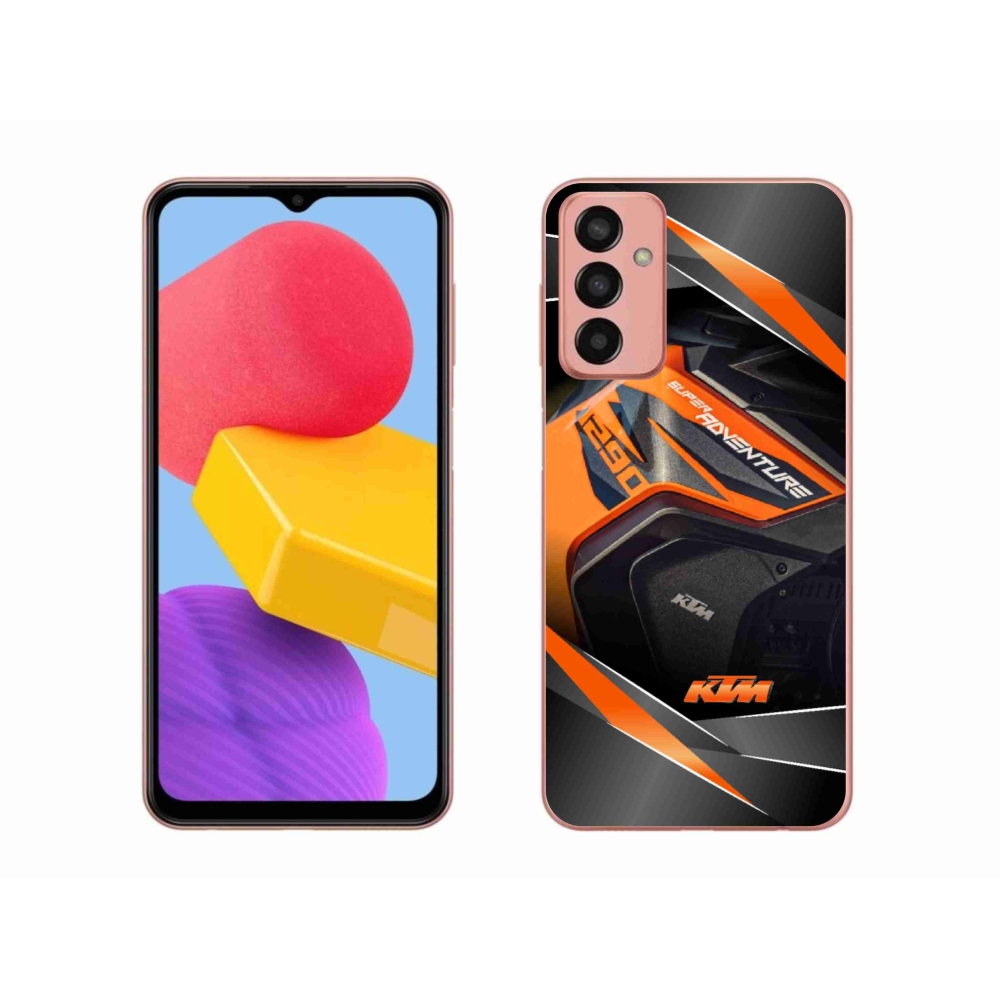 Gélový kryt mmCase na Samsung Galaxy M13 - motorka ktm