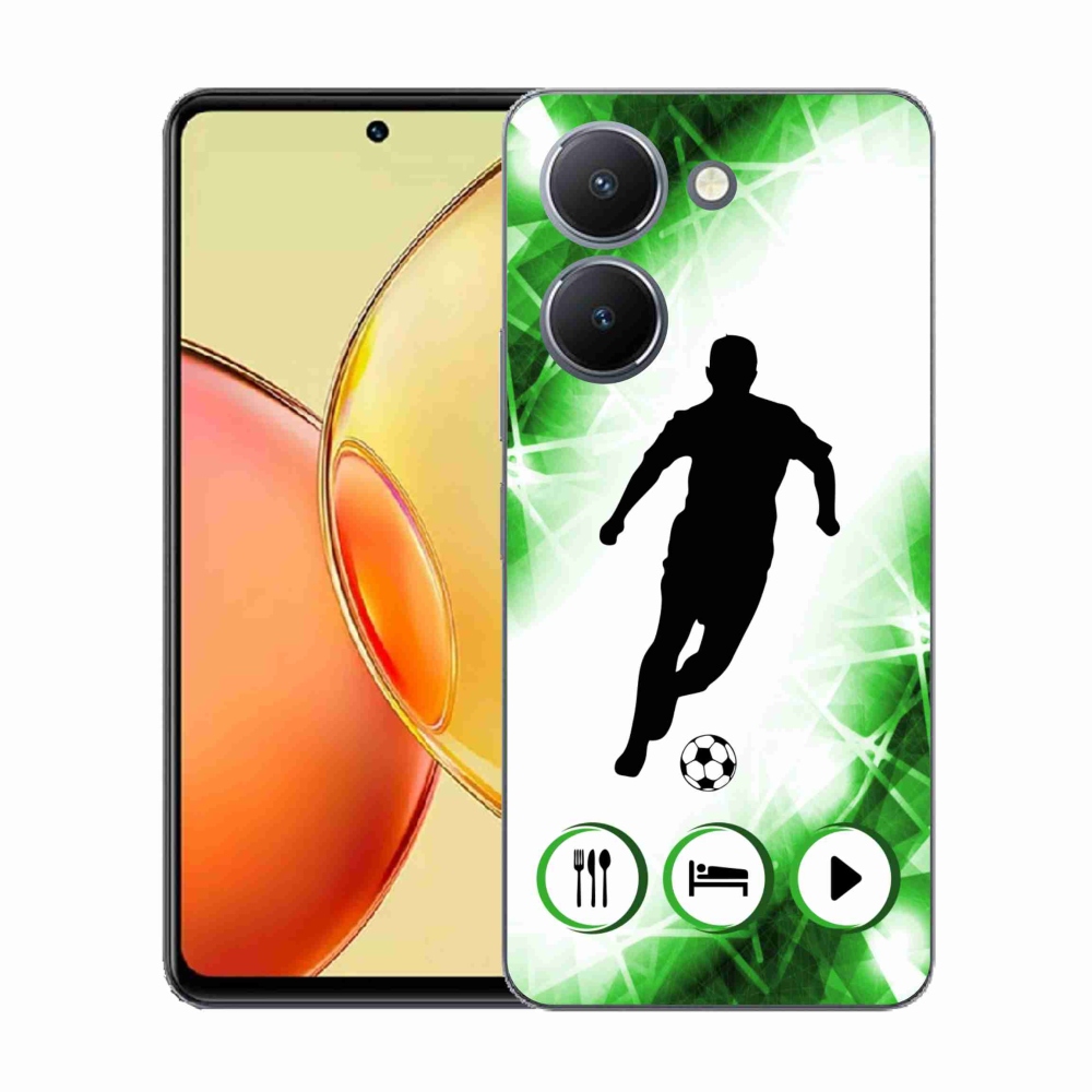 Gélový kryt mmCase na Vivo Y36 - futbalista
