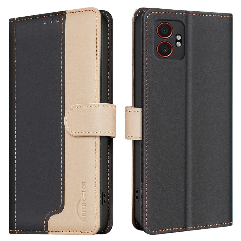 BNF DUO knižkové púzdro na Samsung Galaxy Xcover 7 Pro - čierne
