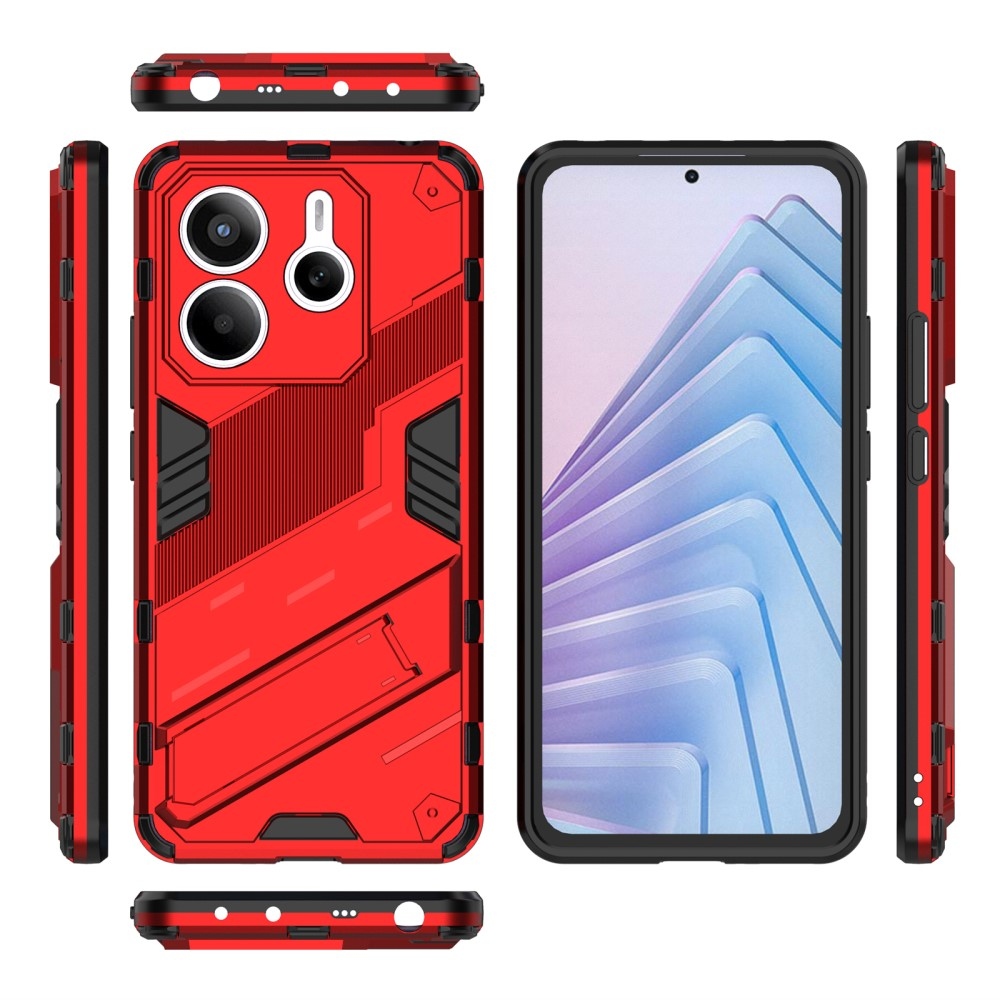 Armory odolný kryt na Xiaomi Redmi Note 14 5G - červený