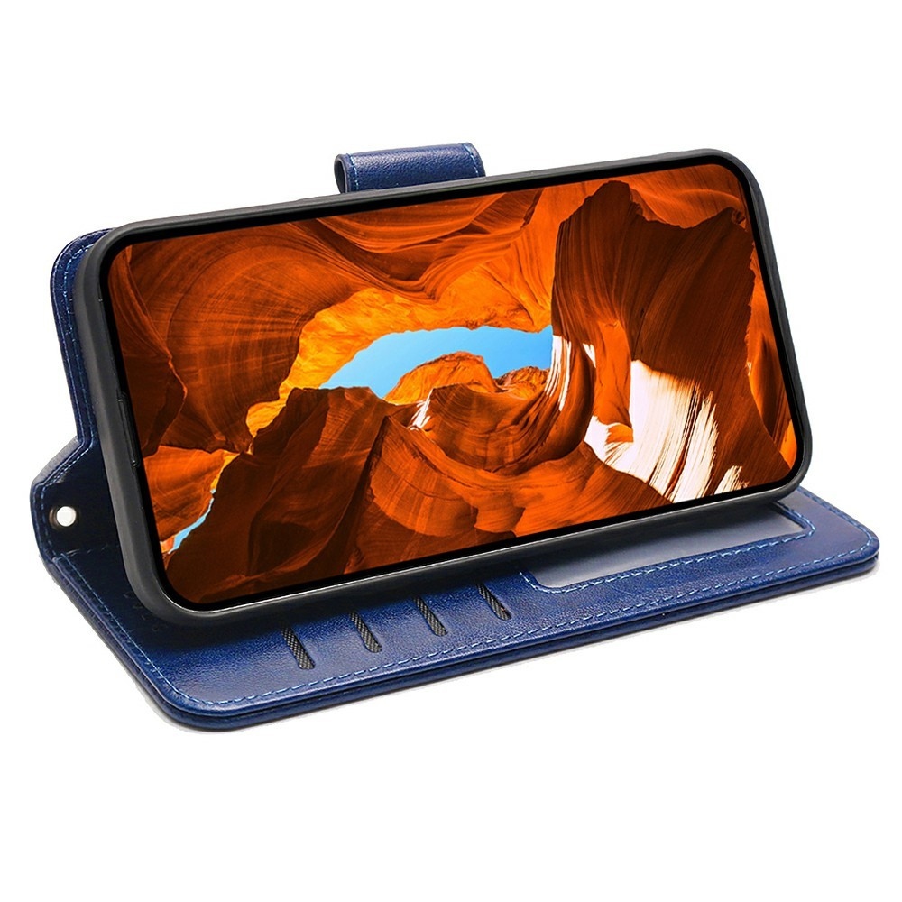 Holder knižkové puzdro na Xiaomi Redmi 15 5G (169mm) - modré