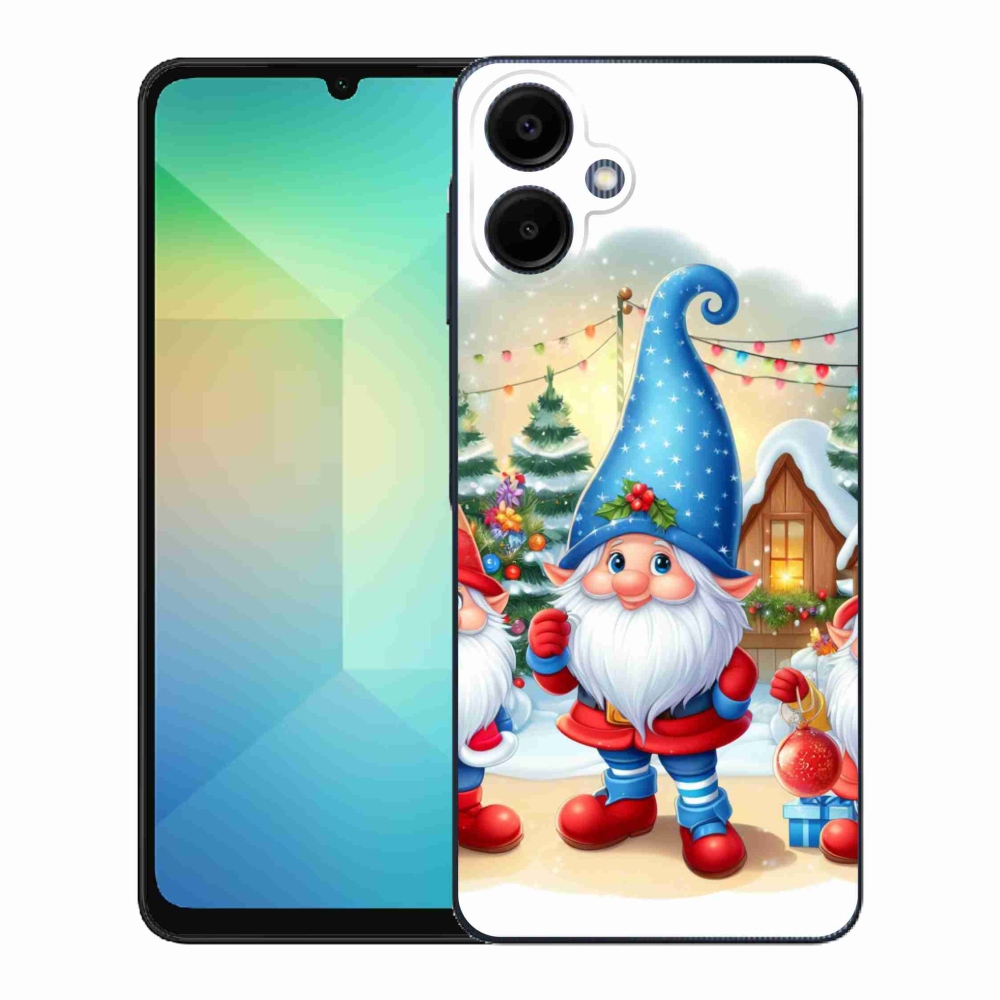 Gélový kryt mmCase na Samsung Galaxy A06 4G - vianočné škriatkovia