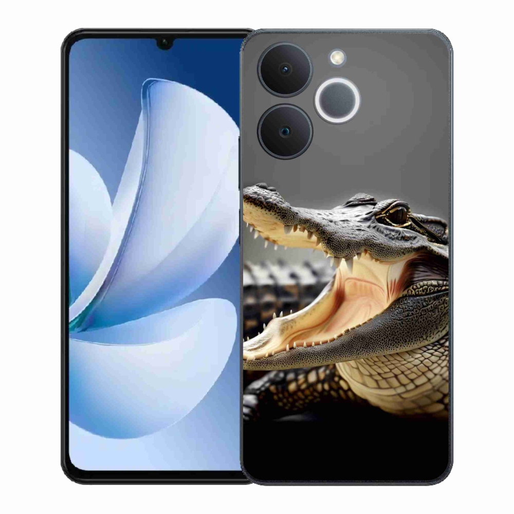 Gélový kryt mmCase na Realme Note 70T - krokodíl