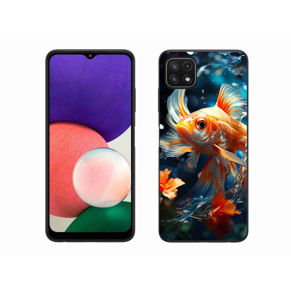 Gélový kryt mmCase na Samsung Galaxy A22 5G - rybka