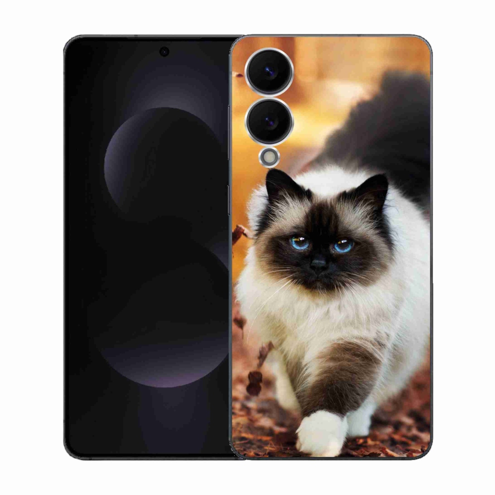 Gélový kryt mmCase na Samsung Galaxy S25 Edge - mačka