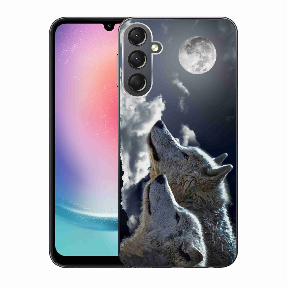 Gélový kryt mmCase na Samsung Galaxy A24 - vlci