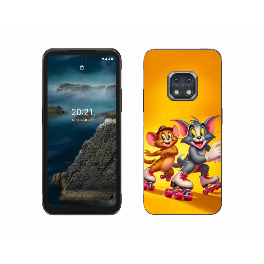 Gélový kryt mmCase na Nokia XR20 - tom a jerry