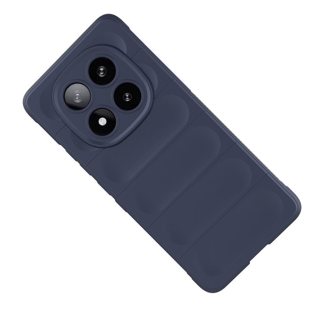 Rugg odolný gélový obal na Xiaomi Redmi Note 14 Pro 5G/Poco X7 5G - tmavomodrý