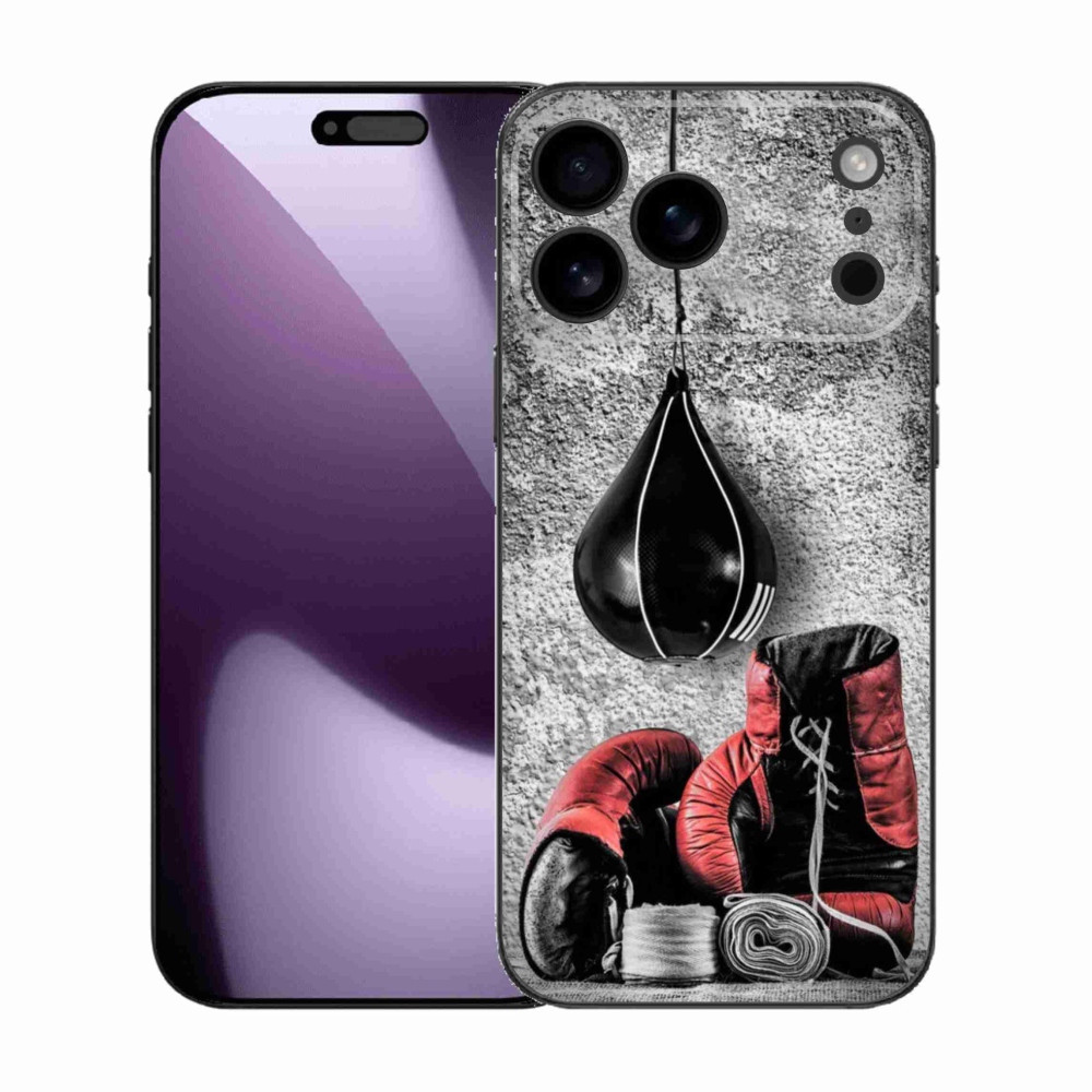 Gélový kryt mmCase na iPhone 17 Pro Max - boxovacie vrece a rukavice
