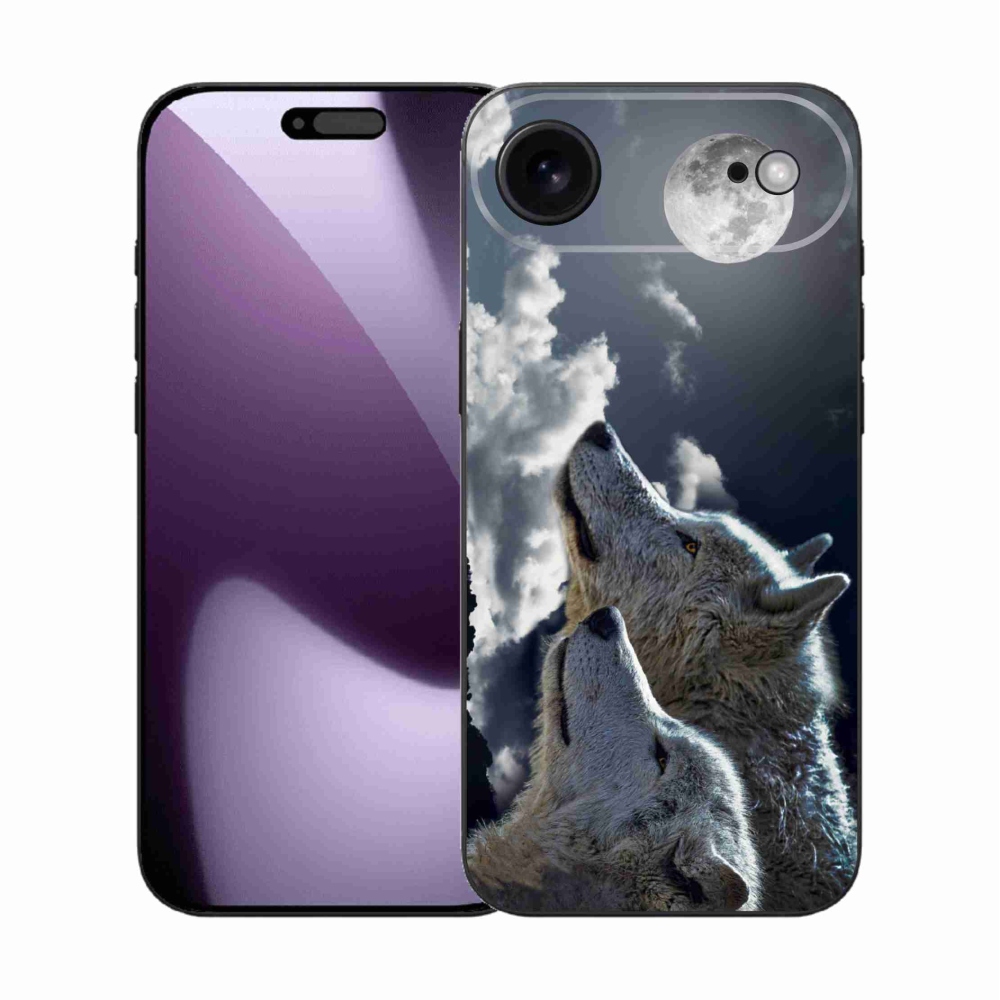Gélový kryt mmCase na iPhone 17 Air - vlci