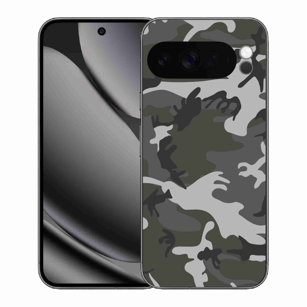 Gélový kryt mmCase na Google Pixel 10 Pro XL - maskáčový vzor