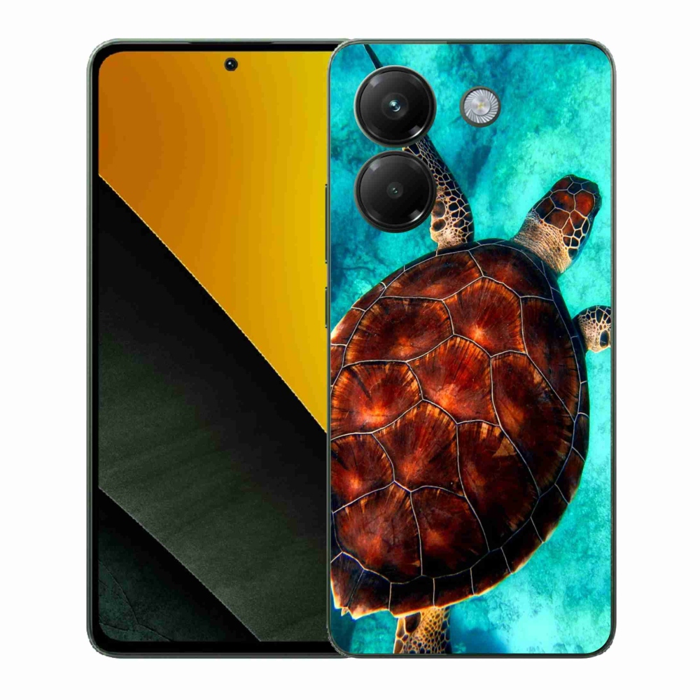 Gélový kryt mmCase na Xiaomi Poco M7 Pro 5G - korytnačka