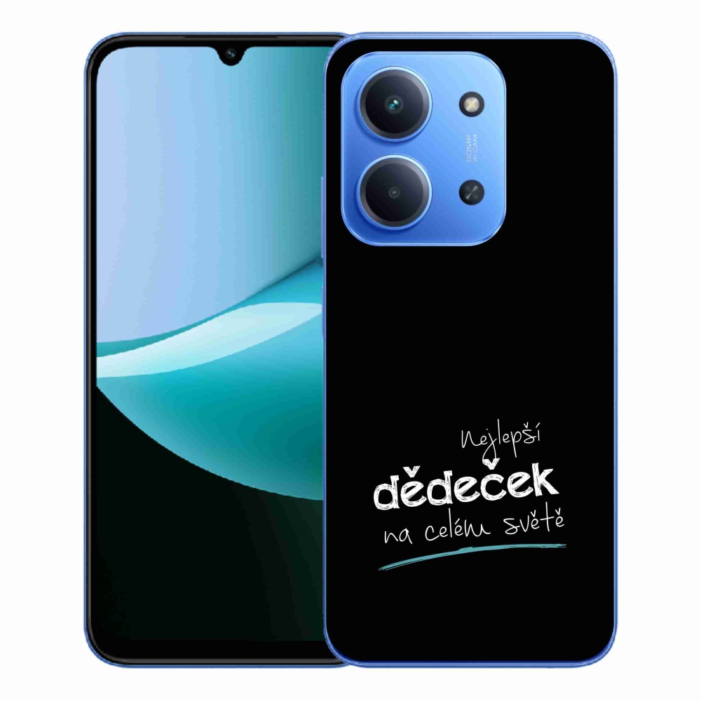 Gélový kryt mmCase na Xiaomi Redmi 15C 4G/5G (173mm) - najlepší dedko 3 čierne pozadie
