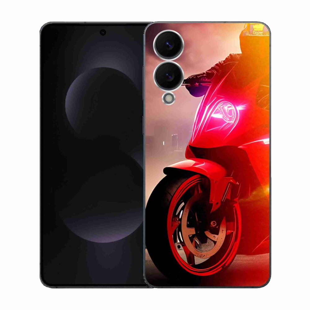 Gélový kryt mmCase na Samsung Galaxy S25 Edge - motorka