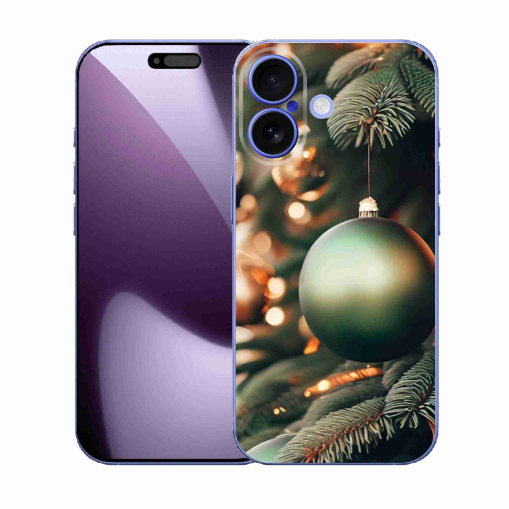 Gélový kryt mmCase na iPhone 17 - vianočné ozdoby 1