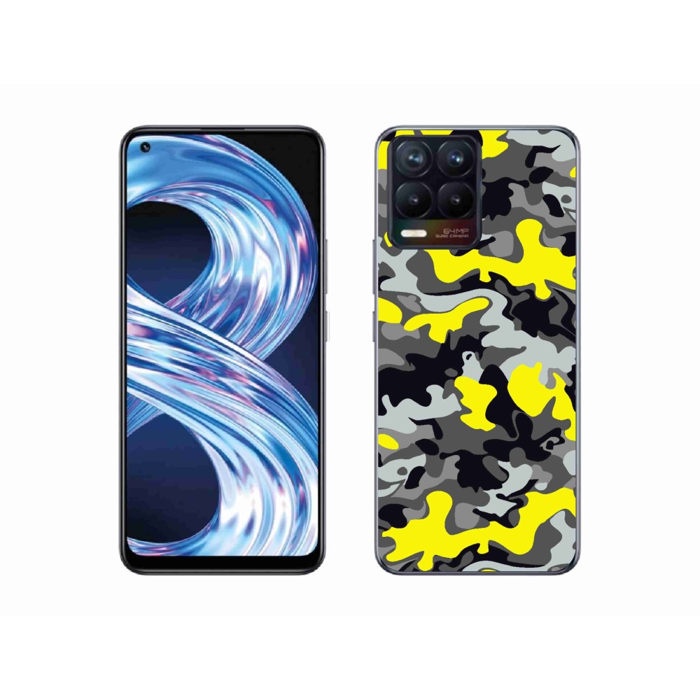 Gélový kryt mmCase na Realme 8 Pro - maskáčový vzor 6