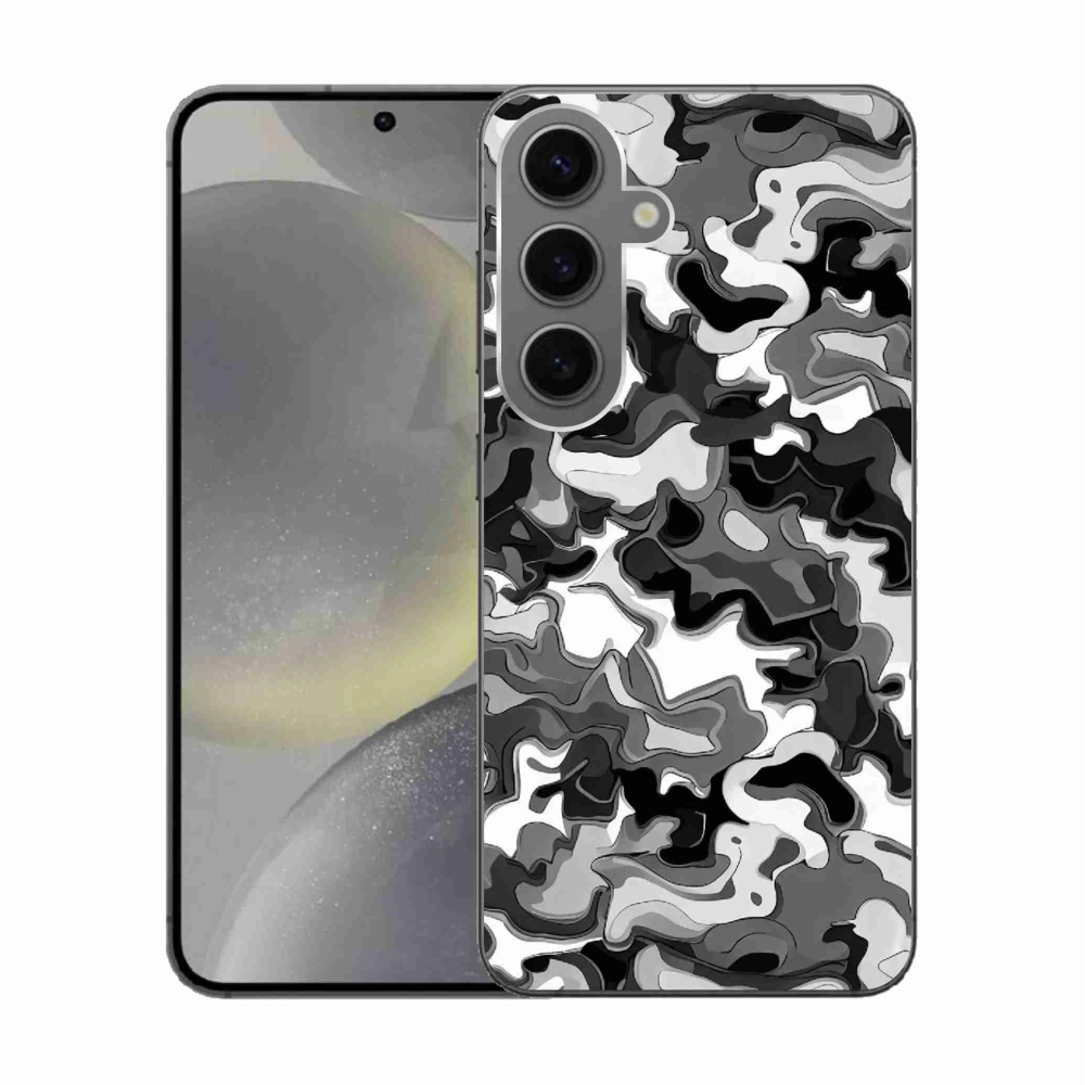 Gélový kryt mmCase na Samsung Galaxy S24 - maskáčový vzor 3