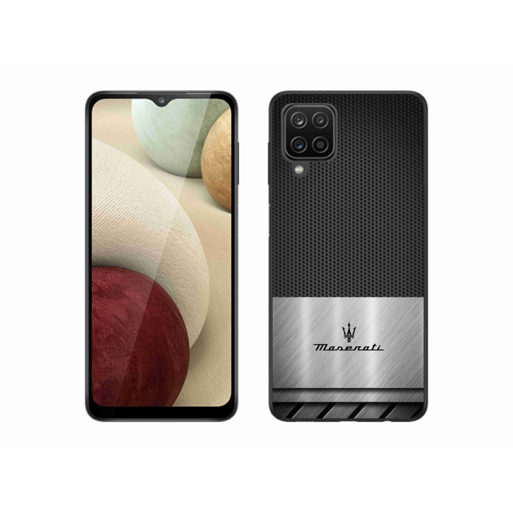 Gélový kryt mmCase na Samsung Galaxy A12 - maserati 1