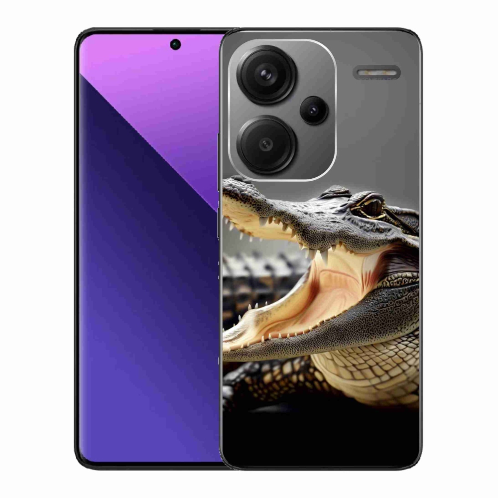 Gélový kryt mmCase na Xiaomi Redmi Note 13 Pro+ 5G - krokodíl