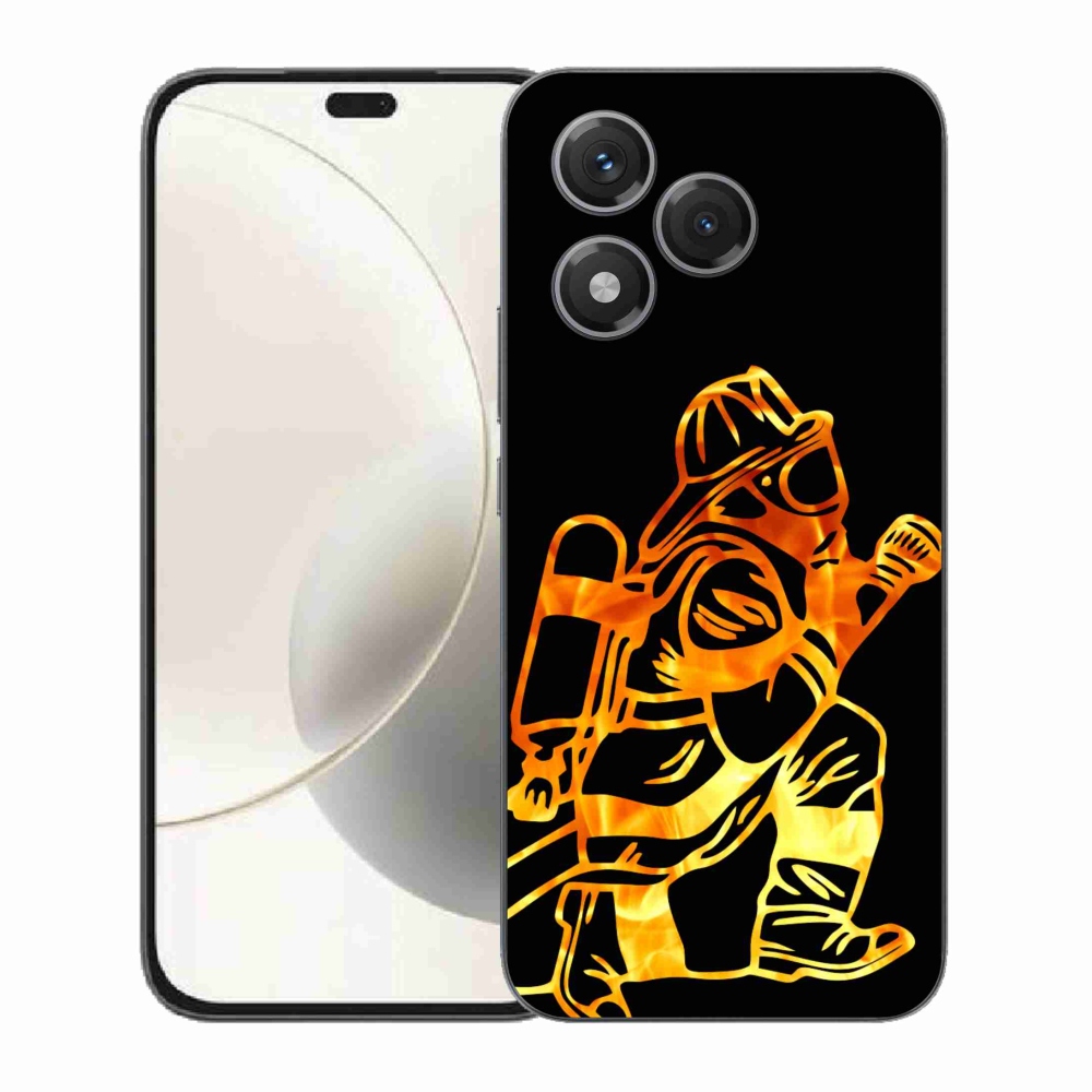 Gélový kryt mmCase na Honor 400 Lite - hasič 1