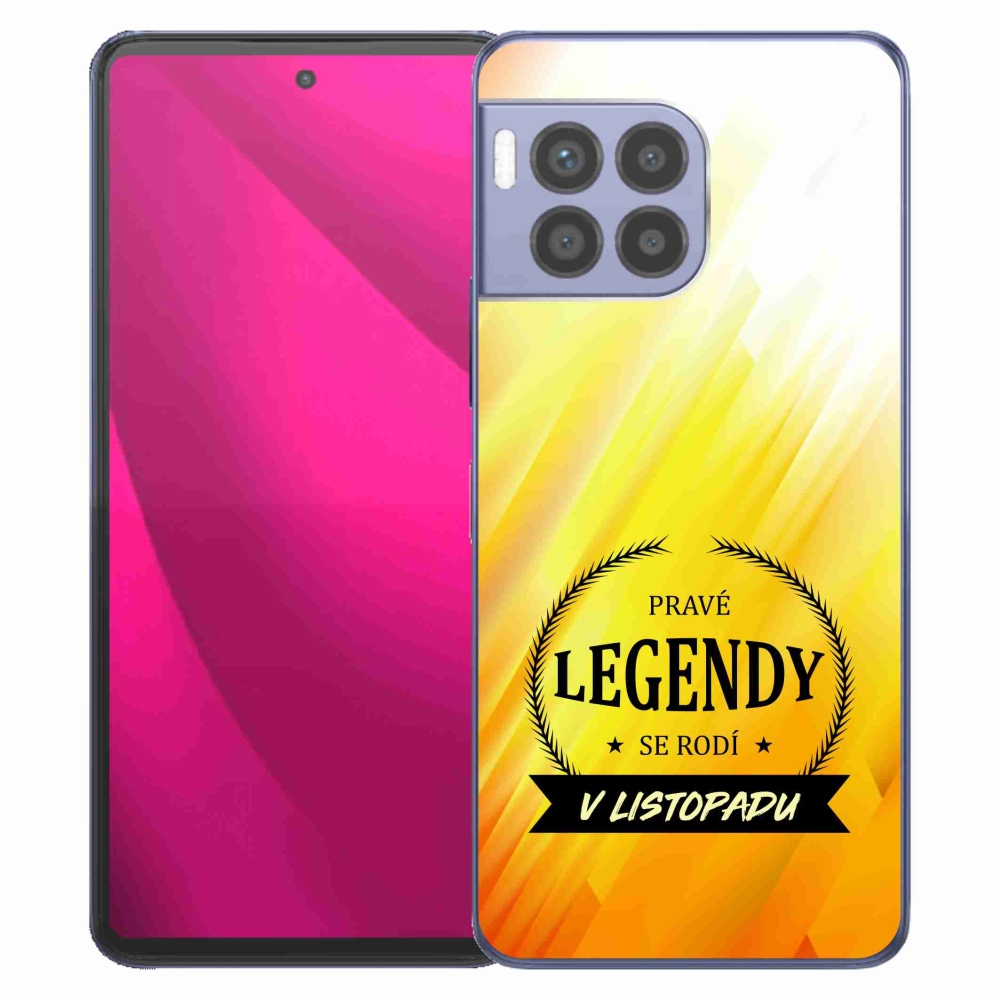 Gélový kryt mmCase na T-Mobile T Phone 2 Pro - legendy v novembri žlté pozadie