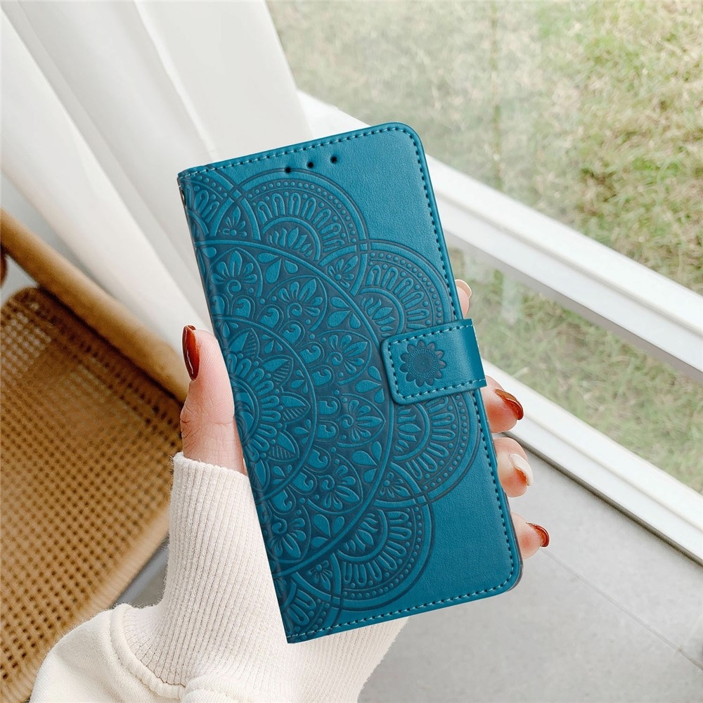 Mandala knižkové púzdro na Xiaomi 15T Pro - modré