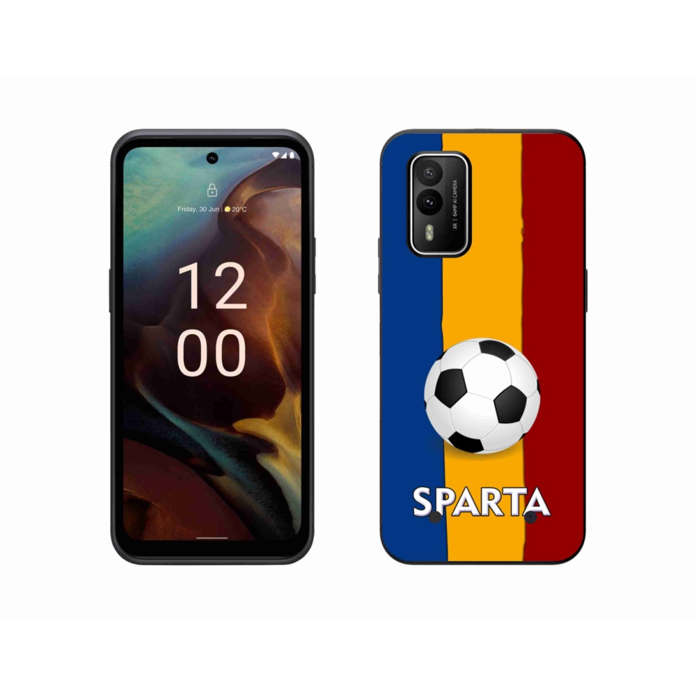 Gélový kryt mmCase na Nokia XR21 - futbal 1