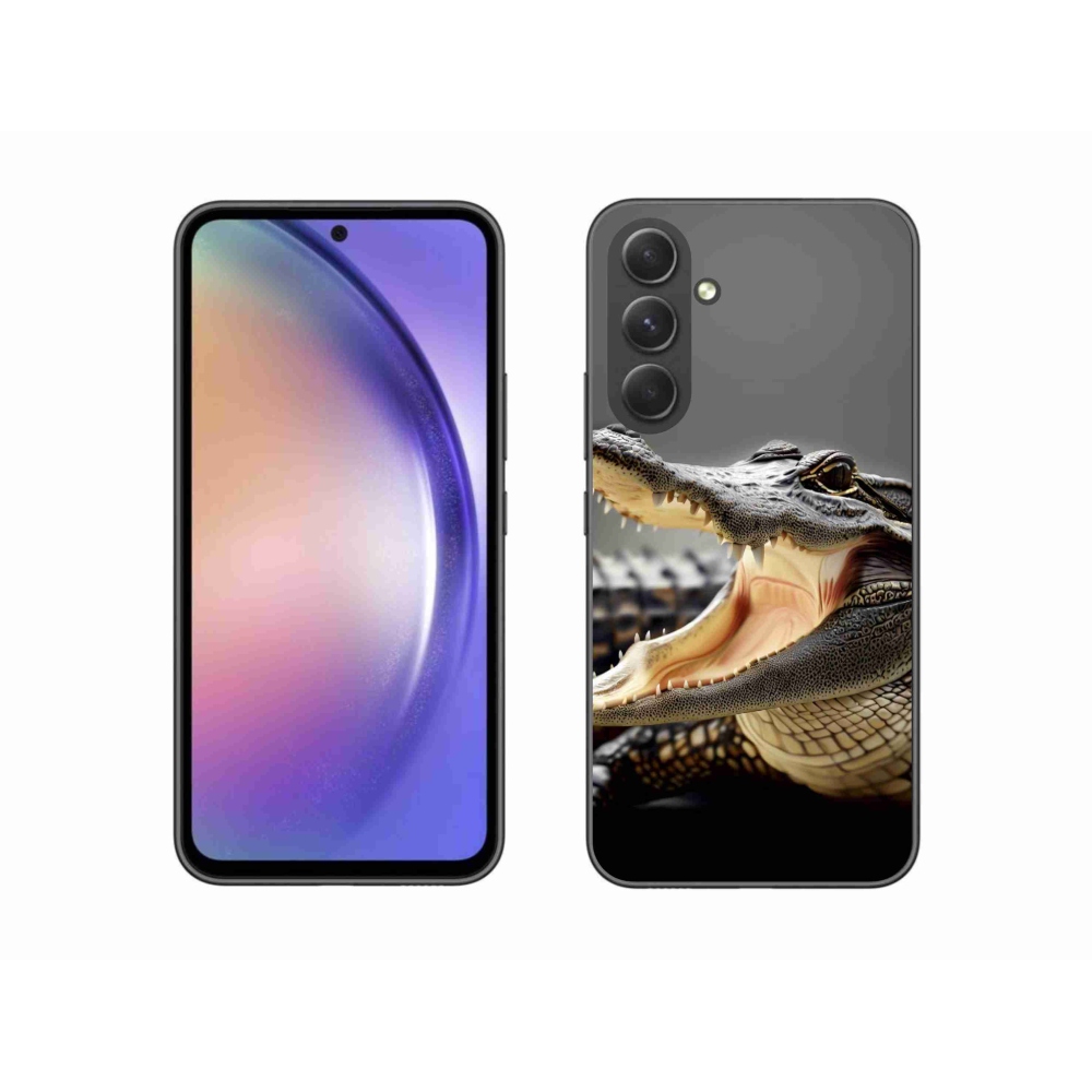 Gélový kryt mmCase na Samsung Galaxy A54 5G - krokodíl