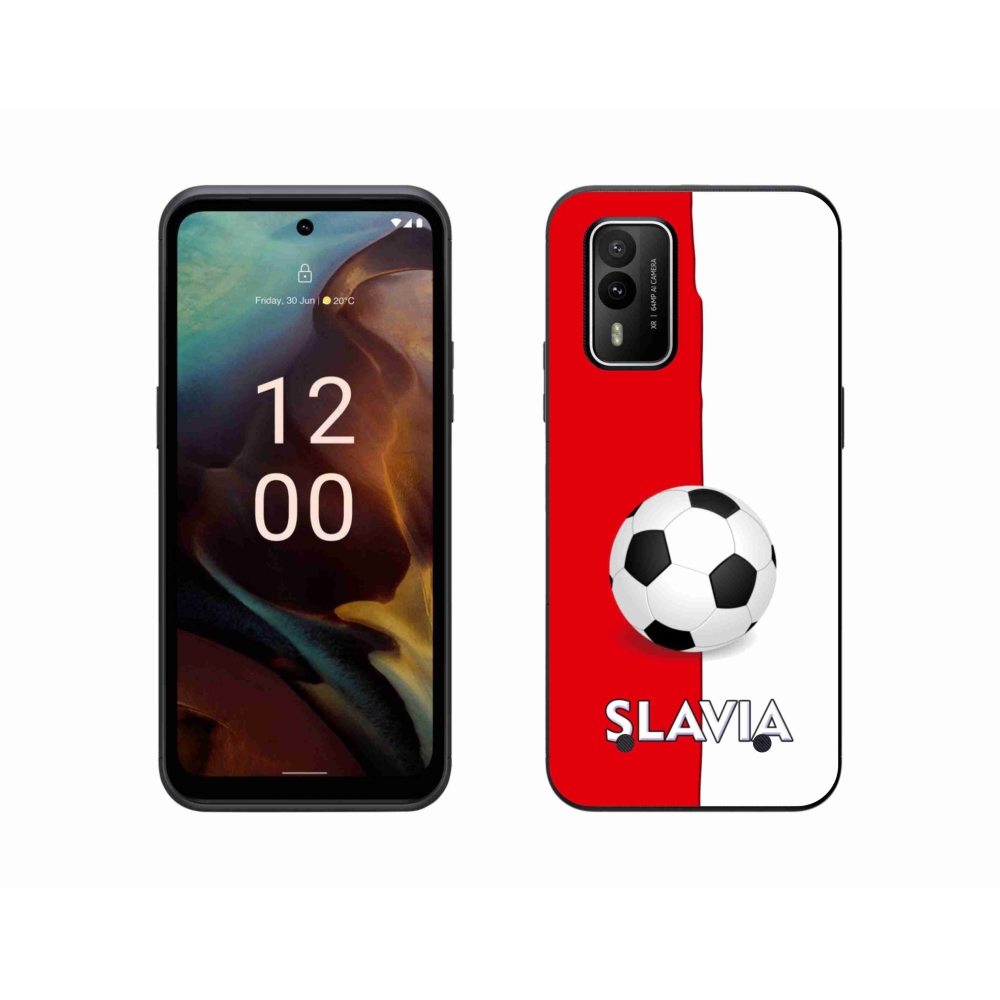 Gélový kryt mmCase na Nokia XR21 - futbal 2