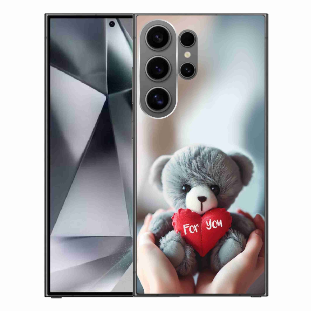 Gélový kryt mmCase na Samsung Galaxy S24 Ultra - medvedík pre zamilovaných