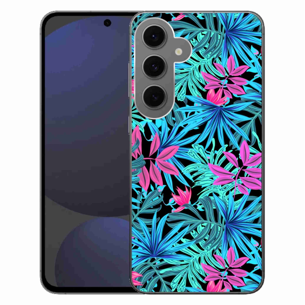 Gélový kryt mmCase na Samsung Galaxy S24 FE - kvety 3