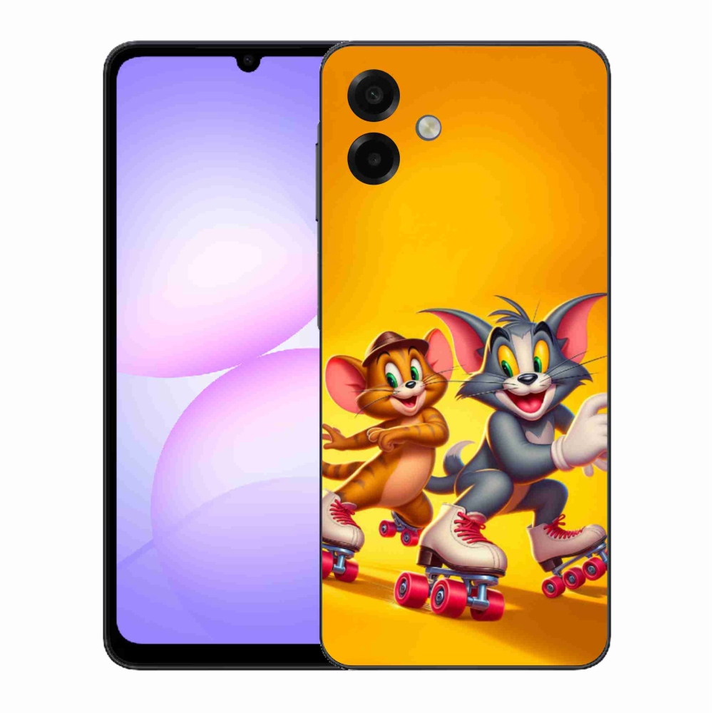 Gélový kryt mmCase na Samsung Galaxy A07 4G - Tom a Jerry