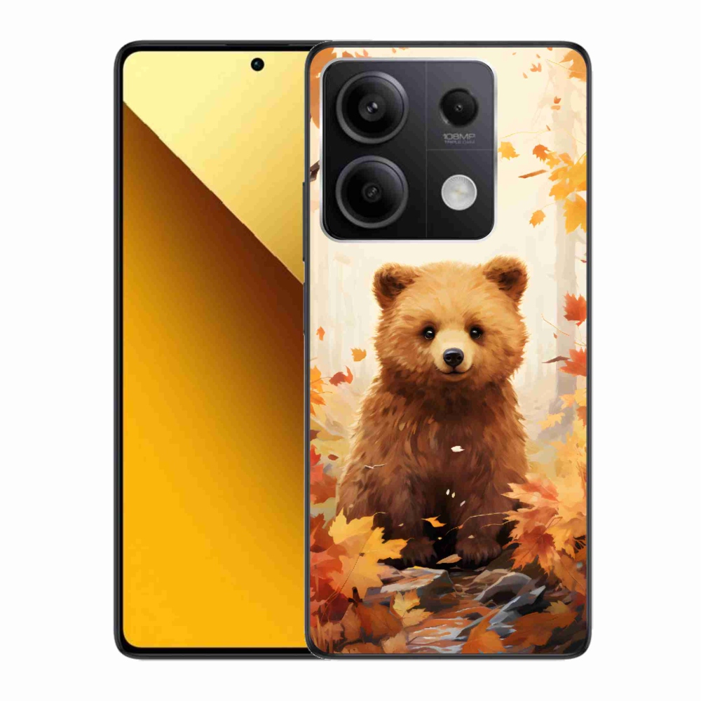 Gélový kryt mmCase na Xiaomi Redmi Note 13 5G - medveď v lese