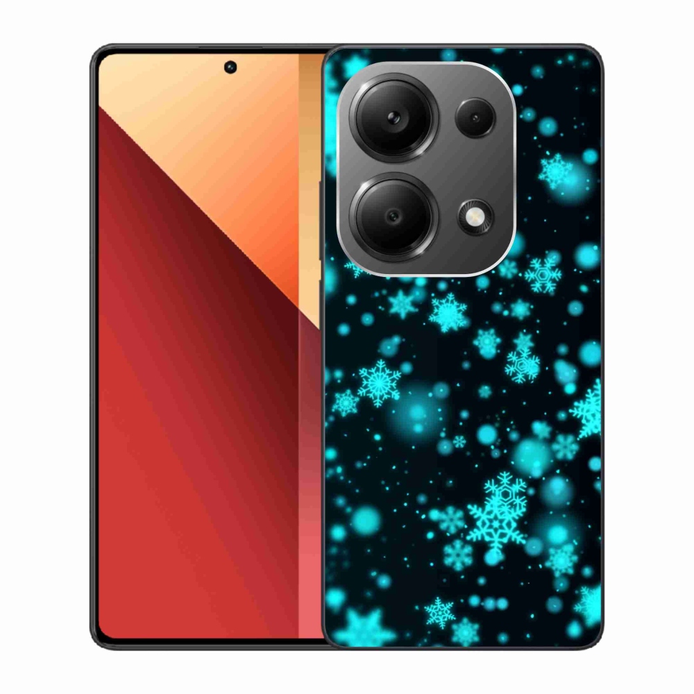 Gélový kryt mmCase na Xiaomi Redmi Note 13 Pro 4G/Poco M6 Pro - snehové vločky 1