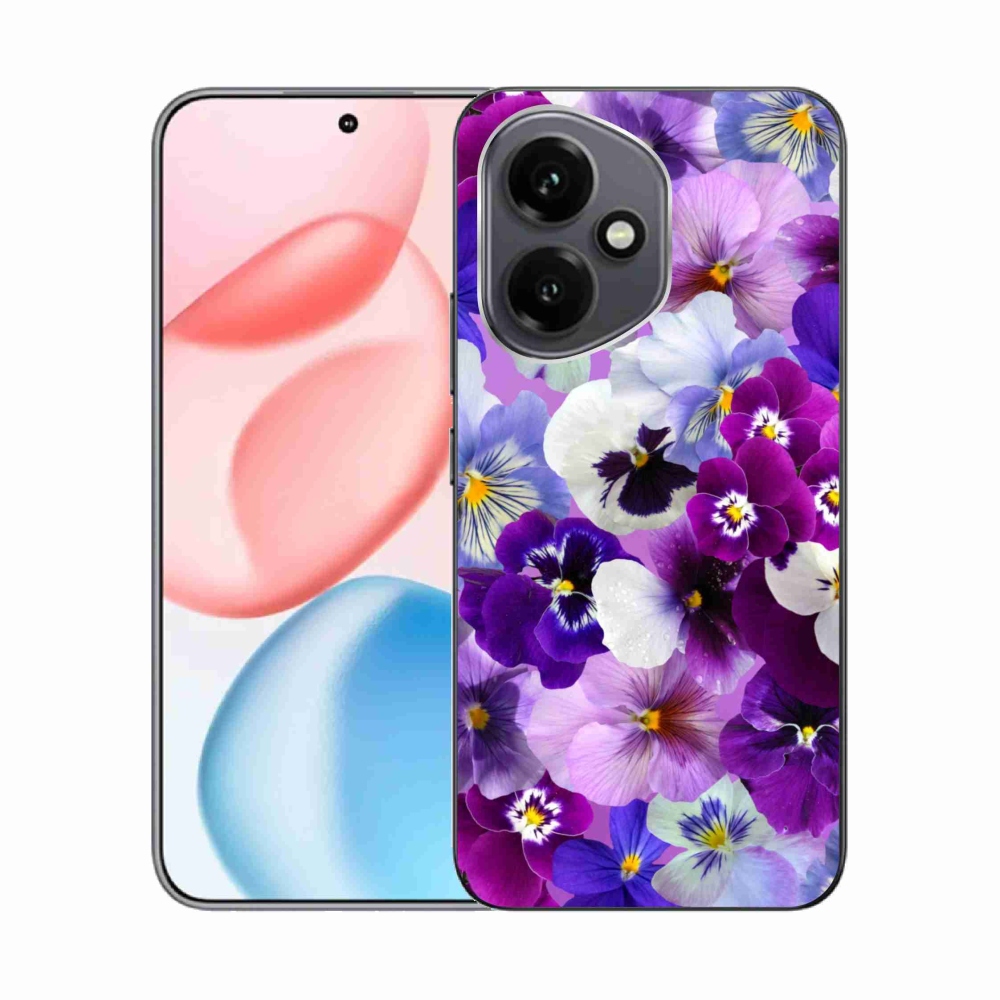 Gélový kryt mmCase na Honor 400 - kvety 9