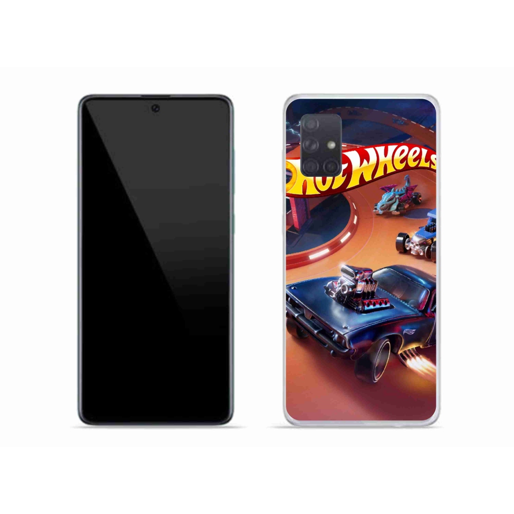 Gélový kryt mmCase na Samsung Galaxy A71 - hot wheels