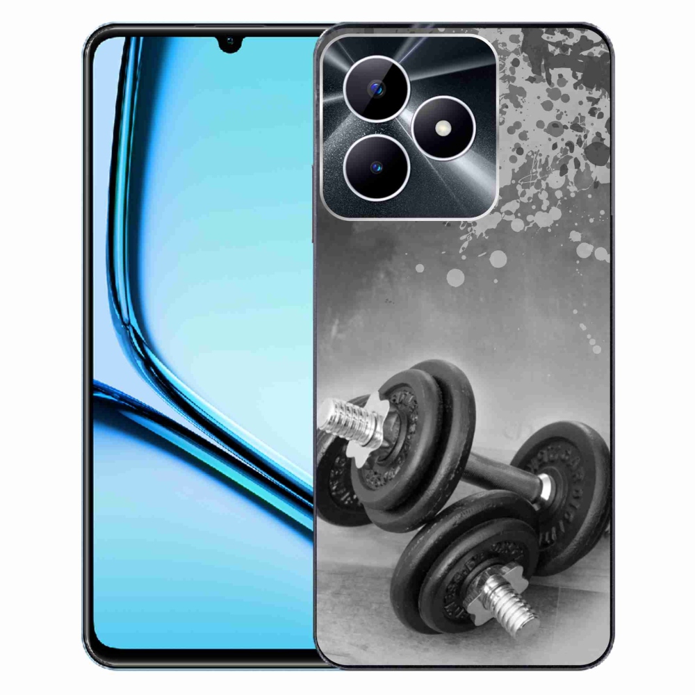 Gélový kryt mmCase na Realme Note 50 - činky 1